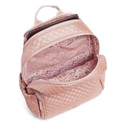 Vera Bradley Women's Signature Cotton Campus Backpack, Rose Quartz, One Size -Fashion Bag Store 51dLsXVkyHL