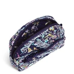 Vera Bradley Women's Cotton Mini Cosmetic Makeup Organizer Bag, French Paisley, One Size -Fashion Bag Store 51dl2OeF3dL