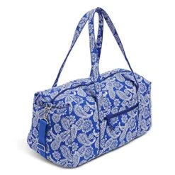Vera Bradley Unisex Adult Collegiate Large Duffle (Multiple Teams Available) Travel Bag, University Of Florida Royal/White Bandana, One Size US -Fashion Bag Store 51fJjEfmojL