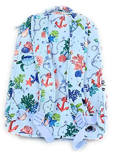 Vera Bradley Essential Large Backpack Quilted Cotton Anchor Aweigh 4 Vera Bradley Essential Large Backpack Quilted Cotton Anchor Aweigh - Image 2