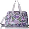 Vera Bradley Lighten Up Weekender Travel Bag, Lavender Botanical 2 Vera Bradley Lighten Up Weekender Travel Bag, Lavender Botanical -Fashion Bag Store 51hyoI2t2hL