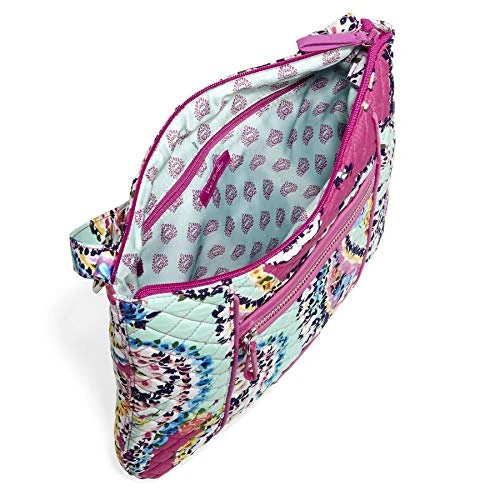 Vera Bradley Iconic Hipster Crossbody Bag, Signature Cotton, Wildflower Paisley 7 Vera Bradley Iconic Hipster Crossbody Bag, Signature Cotton, Wildflower Paisley - Image 5