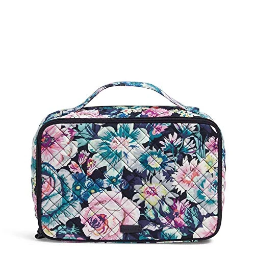 Vera Bradley Women's Signature Cotton Large Blush & Brush Makeup Organizer Case, Garden Grove 3 Vera Bradley Women's Signature Cotton Large Blush & Brush Makeup Organizer Case, Garden Grove