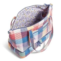Vera Bradley Cotton Deluxe Tote Travel Bag, Tropics Plaid 10 Vera Bradley Cotton Deluxe Tote Travel Bag, Tropics Plaid -Fashion Bag Store 51pe0UBkqIL