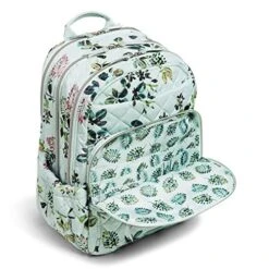 Vera Bradley Performance Twill XL Campus Backpack, Seawater Blooms -Fashion Bag Store 51pq7f GzgL