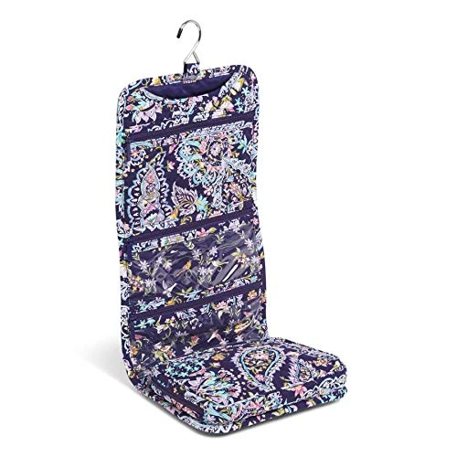 Vera Bradley Signature Cotton Compact Hanging Travel Organizer, French Paisley 5 Vera Bradley Signature Cotton Compact Hanging Travel Organizer, French Paisley - Image 3
