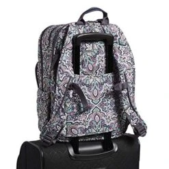 Vera Bradley Women's Signature Cotton XL Campus Backpack, Bonbon Medallion, One Size 10 Vera Bradley Women's Signature Cotton XL Campus Backpack, Bonbon Medallion, One Size -Fashion Bag Store 51vd7mKcPEL