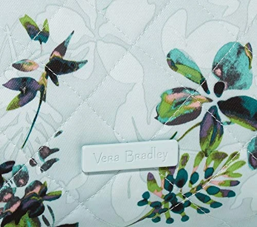 Vera Bradley Performance Twill Small Vera Tote Bag, Seawater Blooms 6 Vera Bradley Performance Twill Small Vera Tote Bag, Seawater Blooms - Image 4