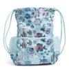 Vera Bradley Recycled Lighten Up Reactive Deluxe Drawstring Backsack Backpack, Paisley Wave Fish 2 Vera Bradley Recycled Lighten Up Reactive Deluxe Drawstring Backsack Backpack, Paisley Wave Fish -Fashion Bag Store 51xjYH2vK9L