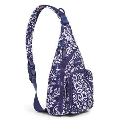 Vera Bradley Recycled Lighten Up Reactive Mini Sling Backpack, Belle Paisley -Fashion Bag Store 51xun8l QGL