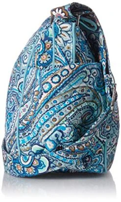 Vera Bradley Iconic On The Go Crossbody, Signature Cotton, Daisy Dot Paisley -Fashion Bag Store 51yHbREbhwL