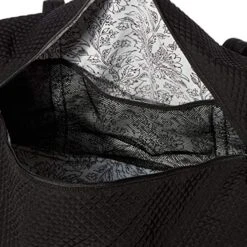 Vera Bradley Women's Microfiber Large Travel Duffle Bag, Black, One Size 10 Vera Bradley Women's Microfiber Large Travel Duffle Bag, Black, One Size -Fashion Bag Store 51z5ksMPr8L