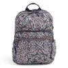 Vera Bradley Women's Signature Cotton XL Campus Backpack, Bonbon Medallion, One Size -Fashion Bag Store 618liBKqymL