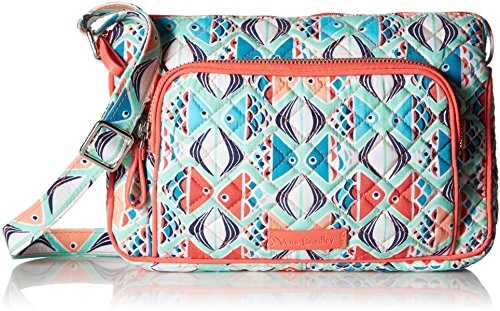 Vera Bradley Iconic RFID Little Hipster Crossbody, Signature Cotton, Go Fish 3 Vera Bradley Iconic RFID Little Hipster Crossbody, Signature Cotton, Go Fish