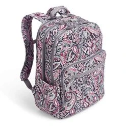 Vera Bradley Signature Cotton XL Campus Backpack, Gramercy Paisley -Fashion Bag Store 61FrGpxTixL