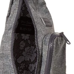 Vera Bradley Women's Recycled Lighten Up Reactive Mini Sling Backpack, Gray Heather, One Size 10 Vera Bradley Women's Recycled Lighten Up Reactive Mini Sling Backpack, Gray Heather, One Size -Fashion Bag Store 61GHN8znyvL