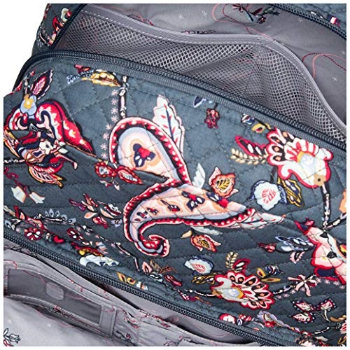 Vera Bradley Women's Signature Cotton Campus Backpack, Felicity Paisley, One Size 6 Vera Bradley Women's Signature Cotton Campus Backpack, Felicity Paisley, One Size - Image 4