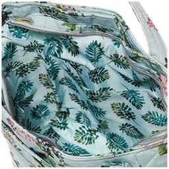 Vera Bradley Performance Twill Small Vera Tote Bag, Seawater Blooms 10 Vera Bradley Performance Twill Small Vera Tote Bag, Seawater Blooms -Fashion Bag Store 61SY8HAunML