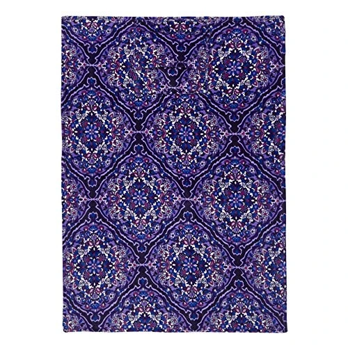 Vera Bradley Fleece Travel Blanket With Trolley Sleeve, Regal Rosette 5 Vera Bradley Fleece Travel Blanket With Trolley Sleeve, Regal Rosette - Image 3