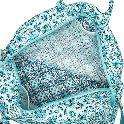 Vera Bradley Cotton Compact Weekender Travel Bag, Cloud Vine 5 Vera Bradley Cotton Compact Weekender Travel Bag, Cloud Vine - Image 3