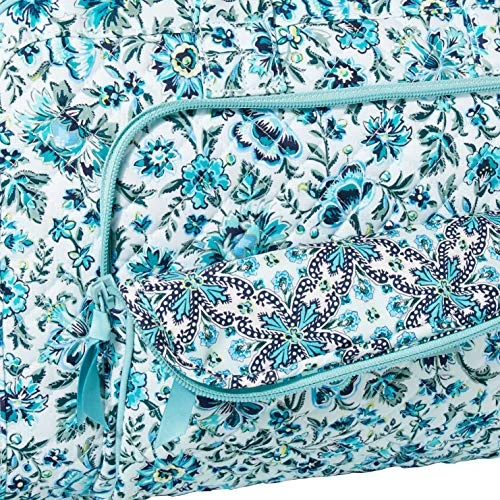 Vera Bradley Cotton Compact Weekender Travel Bag, Cloud Vine 7 Vera Bradley Cotton Compact Weekender Travel Bag, Cloud Vine - Image 5
