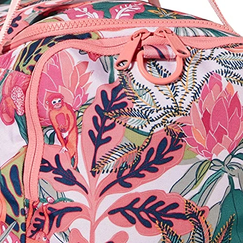 Vera Bradley Women's Recycled Lighten Up Reactive Small Gym Bag Travel, Rain Forest Canopy Coral, One Size 6 Vera Bradley Women's Recycled Lighten Up Reactive Small Gym Bag Travel, Rain Forest Canopy Coral, One Size - Image 4