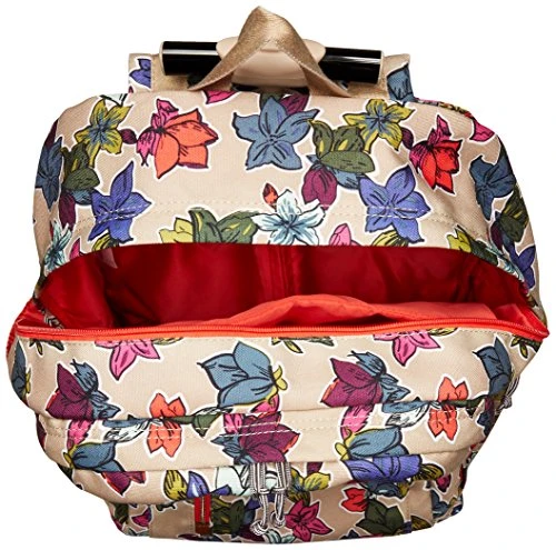 Vera Bradley Women's Lighten Up Rolling-Backpack, Falling Flowers Neutral 5 Vera Bradley Women's Lighten Up Rolling-Backpack, Falling Flowers Neutral - Image 3