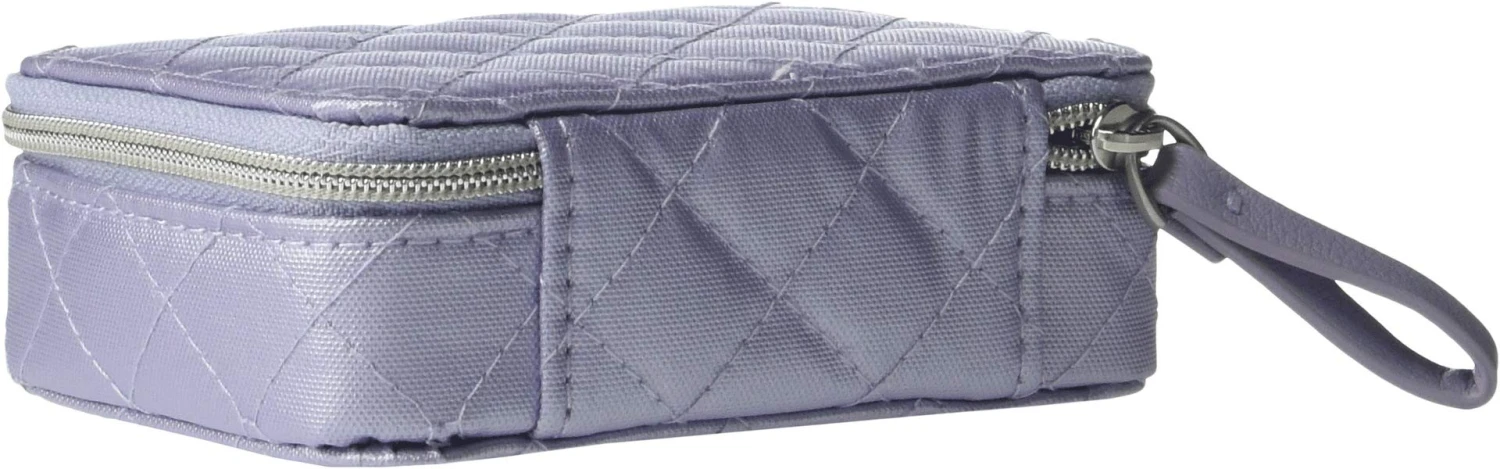 Vera Bradley Women's Iconic Travel Pill Case Lavender Pearl One Size 5 Vera Bradley Women's Iconic Travel Pill Case Lavender Pearl One Size - Image 3