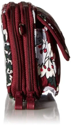 Vera Bradley Women's Signature Cotton RFID All In One Crossbody Wristlet , Bordeaux Blooms, One Size 12 Vera Bradley Women's Signature Cotton RFID All In One Crossbody Wristlet , Bordeaux Blooms, One Size -Fashion Bag Store 71B3ZHL7KcL