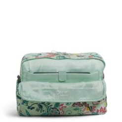 Vera Bradley Signature Cotton Deluxe Weekender, Mint Flowers -Fashion Bag Store 71zW2fOJZ5L