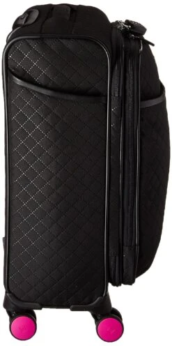 Vera Bradley Softside Small Spinner, Classic Black -Fashion Bag Store 814X6LbRwoL