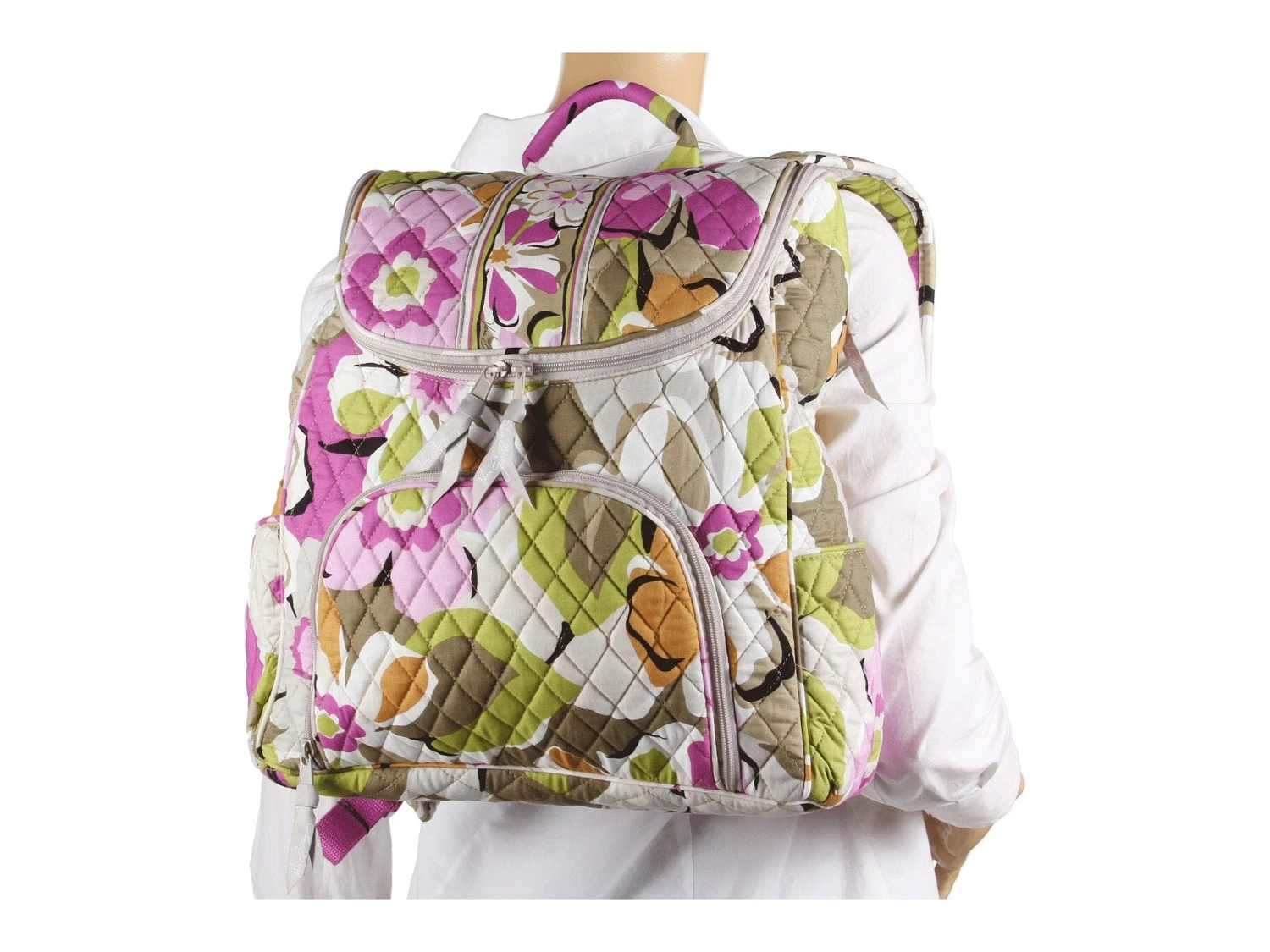 Vera Bradley Double Zip Backpack Portobello Road 4 Vera Bradley Double Zip Backpack Portobello Road - Image 2