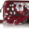 Vera Bradley Women's Signature Cotton RFID All In One Crossbody Wristlet , Bordeaux Blooms, One Size -Fashion Bag Store 81WT2eResyL