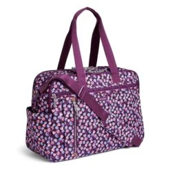 Vera Bradley Women's Lighten Up Weekender, Berry Burst -Fashion Bag Store 81WrdZUftYL