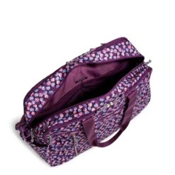 Vera Bradley Women's Lighten Up Weekender, Berry Burst -Fashion Bag Store 81Zvm 2BeA3eL