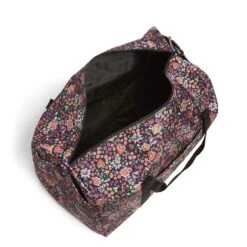 Vera Bradley Lighten Up Large Travel Duffel, Petite Vines -Fashion Bag Store 81mkUPM40HL