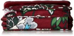 Vera Bradley Women's Signature Cotton RFID All In One Crossbody Wristlet , Bordeaux Blooms, One Size 11 Vera Bradley Women's Signature Cotton RFID All In One Crossbody Wristlet , Bordeaux Blooms, One Size -Fashion Bag Store 81qdFGNf 5L