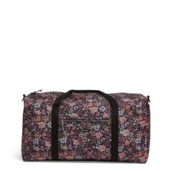 Vera Bradley Lighten Up Large Travel Duffel, Petite Vines -Fashion Bag Store 81xn 0NeiEL