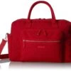 Vera Bradley Women's Microfiber Weekender Travel Bag, Cardinal Red, One Size -Fashion Bag Store 917WSYK6JML