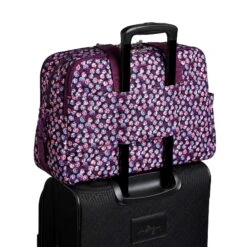 Vera Bradley Women's Lighten Up Weekender, Berry Burst -Fashion Bag Store 91J9N8rSCAL
