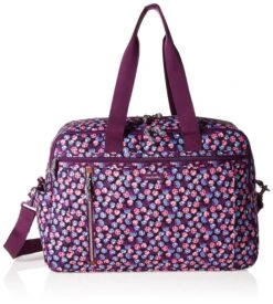 Vera Bradley Women's Lighten Up Weekender, Berry Burst -Fashion Bag Store 91OtGL2NYzL