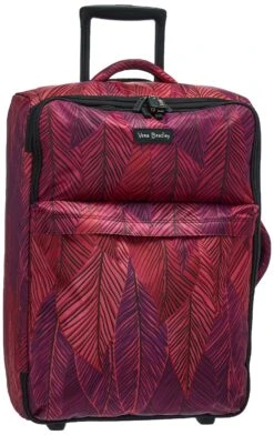 Vera Bradley Women's Foldable Large, Banana Leaves Fuchsia