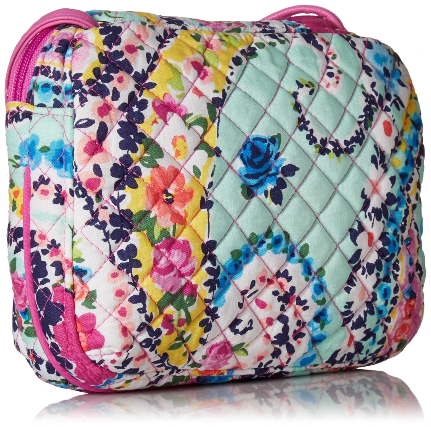 Vera Bradley Iconic Rfid Little Crossbody, Signature Cotton,Wildflower Paisley 8 Vera Bradley Iconic Rfid Little Crossbody, Signature Cotton,Wildflower Paisley - Image 6