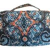 Vera Bradley Blush & Brush Makeup Case (Marrakesh With Solid Blue Lining) 1 Vera Bradley Blush & Brush Makeup Case (Marrakesh With Solid Blue Lining) -Fashion Bag Store 91bbycOtcQL