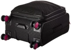 Vera Bradley Softside Small Spinner, Classic Black -Fashion Bag Store 91hPXxW5fiL