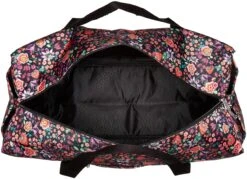 Vera Bradley Lighten Up Large Travel Duffel, Petite Vines -Fashion Bag Store 91jNgUsSimL