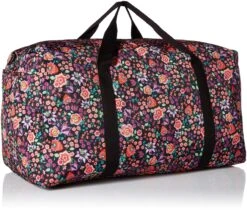 Vera Bradley Lighten Up Large Travel Duffel, Petite Vines -Fashion Bag Store A1o B7gwljL