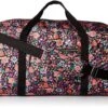 Vera Bradley Lighten Up Large Travel Duffel, Petite Vines -Fashion Bag Store A1xE8bpbmlL