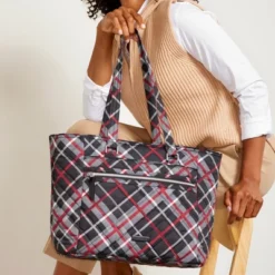 Vera Bradley Women's Performance Twill Work Tote Bag -Fashion Bag Store GUEST 01c0f9e4 ac95 4fbf 9a49 cca054aa106f