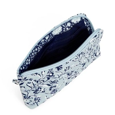 Vera Bradley Women's Recycled Cotton RFID Wristlet Perennials Gray 4 Vera Bradley Women's Recycled Cotton RFID Wristlet Perennials Gray - Image 2